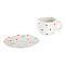 Чайная пара Доляна «Любовь», ручная роспись, керамика, 10662997 