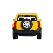 Машина металлическая ТМ Автопанорама 1:43 Hummer H3 цвет: желтый, JB1251268
