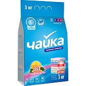 Стиральный порошок универсальный Автомат 3кг Чайка 3 в 1 