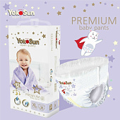 Подгузники-трусики YOKOSUN PREMIUM (12-20 кг) XL 38шт 5081 Подгузники-трусики YOKOSUN PREMIUM (12-20 кг) XL 38шт 5081