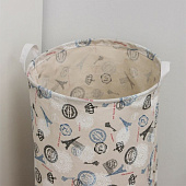  Корзина бельевая текстильная Доляна «Париж», 35х35х60 см 3572011 