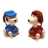 Заводная Собачка на колесах, 4 цвета, 10 см, HY-611 Заводная Собачка на колесах, 4 цвета, 10 см, HY-611