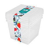 Набор контейнеров д/заморозки "Asti" квадратные 1л 221101301/00 Набор контейнеров д/заморозки "Asti" квадратные 1л 221101301/00