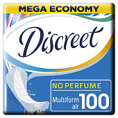 Ежедневные гигиенические прокладки DISCREET Женские Air Multiform 100шт Ежедневные гигиенические прокладки DISCREET Женские Air Multiform 100шт