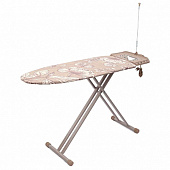 Гладильная доска Haushalt LUX LX/F flowers, металл 123,5х46 Гладильная доска Haushalt LUX LX/F flowers, металл 123,5х46