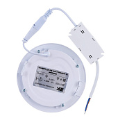  Светильник светодиодный  алюминий IEK ДВО 1602 7Вт 4000К IP20 круг белый LED-драйвер 
