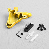 Крючок мебельный CAPPIO GIRAFFE желтый 9608740 Крючок мебельный CAPPIO GIRAFFE желтый 9608740