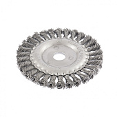 Щетка плоская для УШМ 150 мм,пос. 22.2 мм,круч. пров. 0.5 мм Matrix Щетка плоская для УШМ 150 мм,пос. 22.2 мм,круч. пров. 0.5 мм Matrix