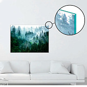 Картина стекло Туманный лес №2 50х70 Картина стекло Туманный лес №2 50х70