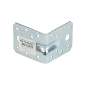 Уголок крепежный усиленный 70х70х55х1,5мм, упак 10шт, цинк Уголок крепежный усиленный 70х70х55х1,5мм, упак 10шт, цинк