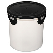 Контейнер герметичный для СВЧ с защелками круглый, 0,7л пластик 861-342 Контейнер герметичный для СВЧ с защелками круглый, 0,7л пластик 861-342