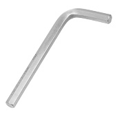 Ключ имбусовый HEX, 7мм, 45x, закаленный, никель// Сибртех Ключ имбусовый HEX, 7мм, 45x, закаленный, никель// Сибртех