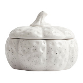  Емкость для хранения  Light pumpkin 18х16 см, 1,3 л, белая, в крапинку ANLAF-FDWS-031224-2 