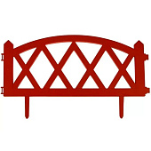 Ограждение декоративное Greengo MODERN, 35х232 см, 4 секции, пластик, терракотовый, 3338450 Ограждение декоративное Greengo MODERN, 35х232 см, 4 секции, пластик, терракотовый, 3338450