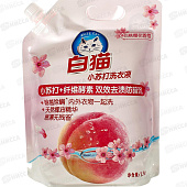 Гель для стирки Whitecat на натуральной соде Персик, цвет. вишня 1,5л дой-пак Гросс Гель для стирки Whitecat на натуральной соде Персик, цвет. вишня 1,5л дой-пак Гросс