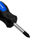 Отвертка PH2x38мм, CrV, двухкомп. рукоятка, магнитный наконечник, Vertextools Отвертка PH2x38мм, CrV, двухкомп. рукоятка, магнитный наконечник, Vertextools