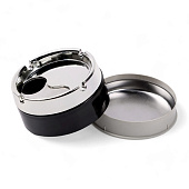 Пепельница для дома бездымная, для сигарет и стиков, 8.2 х 5 см, чёрная 10639007 Пепельница для дома бездымная, для сигарет и стиков, 8.2 х 5 см, чёрная 10639007