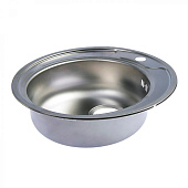 Мойка врезная D49см 0,8мм круглая с сифоном Melana Мойка врезная D49см 0,8мм круглая с сифоном Melana