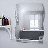 Зеркало Поэзия с полкой 51х64 Континент Зеркало Поэзия с полкой 51х64 Континент