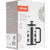 Френч-пресс 0,6 л, NADOBA, серия KRYSTOF /733012 Френч-пресс 0,6 л, NADOBA, серия KRYSTOF /733012
