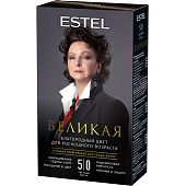 Краска для волос ESTEL ВЕЛИКАЯ 5/0 светлый шатен Арт.EV5/0 Краска для волос ESTEL ВЕЛИКАЯ 5/0 светлый шатен Арт.EV5/0
