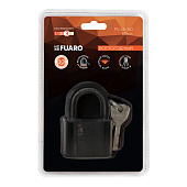 Замок навесной PL-WEATHER-1550 всепогодный FUARO Black