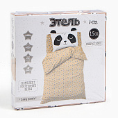 Комплект постельного белья 1,5 спальный Этель Lazy panda бязь 9935630 Комплект постельного белья 1,5 спальный Этель Lazy panda бязь 9935630