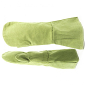 Рукавицы специальные с притачными крагами двунитка (краги сварщика), огнеупорные, Россия// Сибртех Рукавицы специальные с притачными крагами двунитка (краги сварщика), огнеупорные, Россия// Сибртех