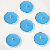  Набор свечей чайных ароматических, 6 шт, океан 831894 