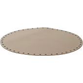 Сервировочная салфетка BEIGE с заклепками серо-бежевая 38см DMP02