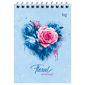 Блокнот А6 40л гребень блок клетка карт обл. Floral notebook Б6гр40 58703 Блокнот А6 40л гребень блок клетка карт обл. Floral notebook Б6гр40 58703