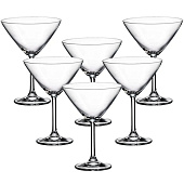  Набор бокалов для мартини Crystal Bohemia Colibri 280 мл (6шт) БСС0032 