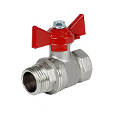 Кран шар баб 16х1/2" НР под м/п трубу Кран шар баб 16х1/2" НР под м/п трубу