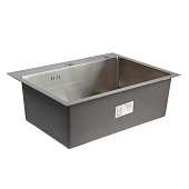  Мойка врезная нержавеющая сталь 3мм 60х50 Сатин PVD AF96050 Aflorn 