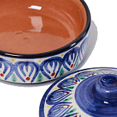 Сахарница Риштанская Керамика "Цветы", 250 мл, синяя 10692237 Сахарница Риштанская Керамика "Цветы", 250 мл, синяя 10692237