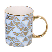 Кружка керамическая 350мл "Золотая нежность", микс 323-0491 Кружка керамическая 350мл "Золотая нежность", микс 323-0491