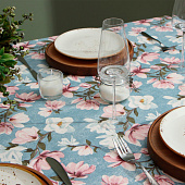  Скатерть (рогожка) 146х110 Доляна Магнолия 9828475 