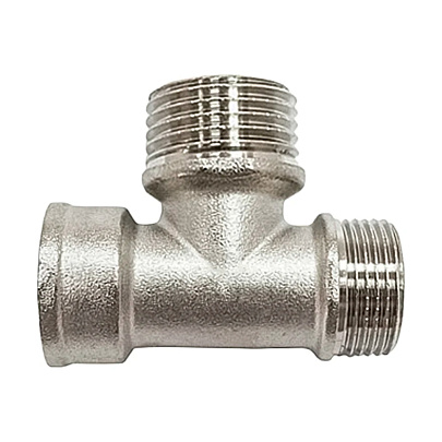 Тройник 1/2" ВНхНРхНР ник Тройник 1/2" ВНхНРхНР ник