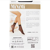 Женские носки MINIMI Brio 20, 2 пары, цвет Nero, размер единый Женские носки MINIMI Brio 20, 2 пары, цвет Nero, размер единый