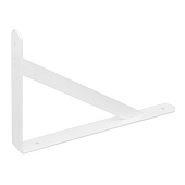  Кронштейн 300х200х30х4мм, усиленный, белый, Сибртех 