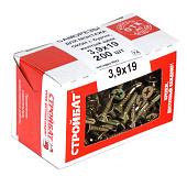 Саморезы для монт.окон желт.цинк с буром 3,9х19 (200 шт) Саморезы для монт.окон желт.цинк с буром 3,9х19 (200 шт)