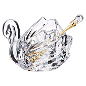 Икорница Muza Crystal с ложкой 355-273 Икорница Muza Crystal с ложкой 355-273