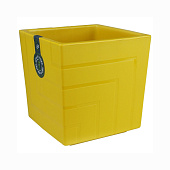 КВ2034 кашпо квадро с под.6,6л (медовый) КВ2034 кашпо квадро с под.6,6л (медовый)