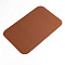  Коврик для миски из экокожи 48х30 см, цвет коричневый, 9703738 