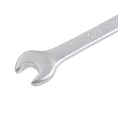 Ключ комбинированный 7мм, CrV, матовый хром, Matrix Ключ комбинированный 7мм, CrV, матовый хром, Matrix