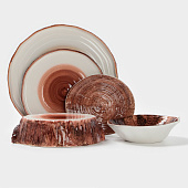  Тарелка глубокая Magistro Wood, 1.95 л, d=23.5 см, 10663053 