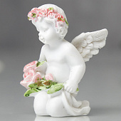 Фигурка полистоун "Ангел с бутонами роз" МИКС 5,8х3,3х3,7 см 1541450 Фигурка полистоун "Ангел с бутонами роз" МИКС 5,8х3,3х3,7 см 1541450