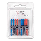  Клемма разветвительная СМК 422-4 двухполюсная, 2шт 