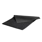 Коврик входной ворсовый влаго-грязезащитный 60х90см ребристый, черный, LAIMA 602869 Коврик входной ворсовый влаго-грязезащитный 60х90см ребристый, черный, LAIMA 602869