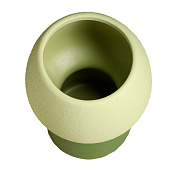 Кашпо-ваза "Мина" зеленое, 14х14х20см 9943506 Кашпо-ваза "Мина" зеленое, 14х14х20см 9943506